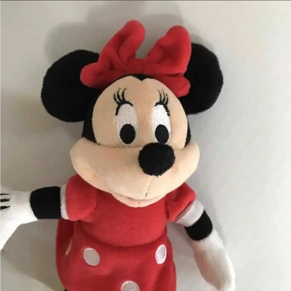 Disney mini Minnie Mouse Soft Doll Plush 10” doll handheld Authentic Disney park - Picture 4 of 14
